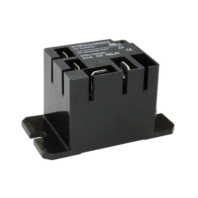 J115F31A120VACS CIT Relay and Switch  Power Relays Over 2 Amps